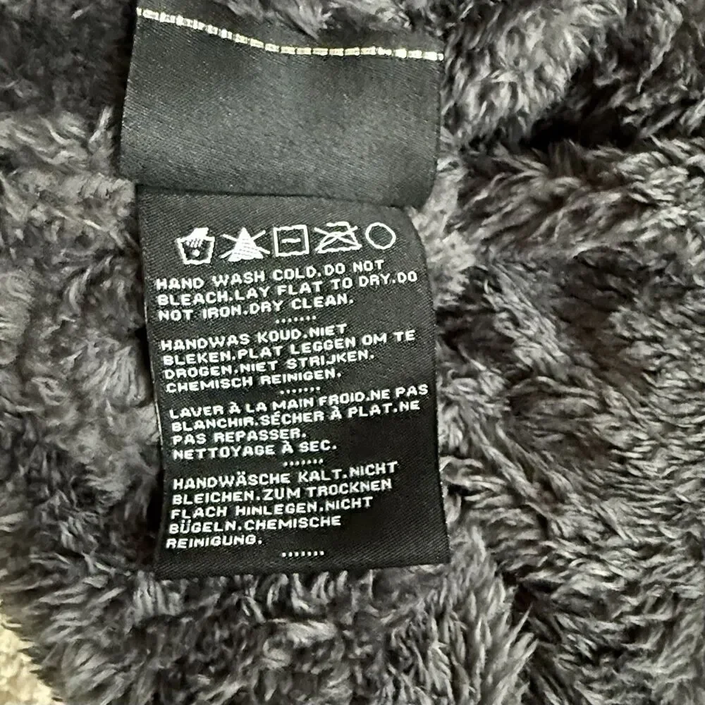 Harley-Davidson Beanie Cap Black Rib Knit Fleece LIned Leather Skull Embroidery - Picture 8 of 12